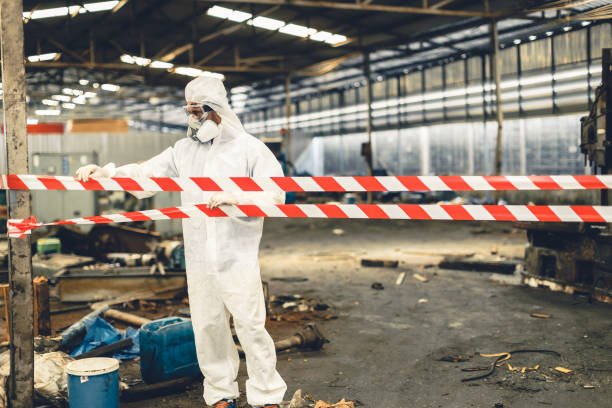 Professional Unattended Death Cleanup technician working in Centerville, IA